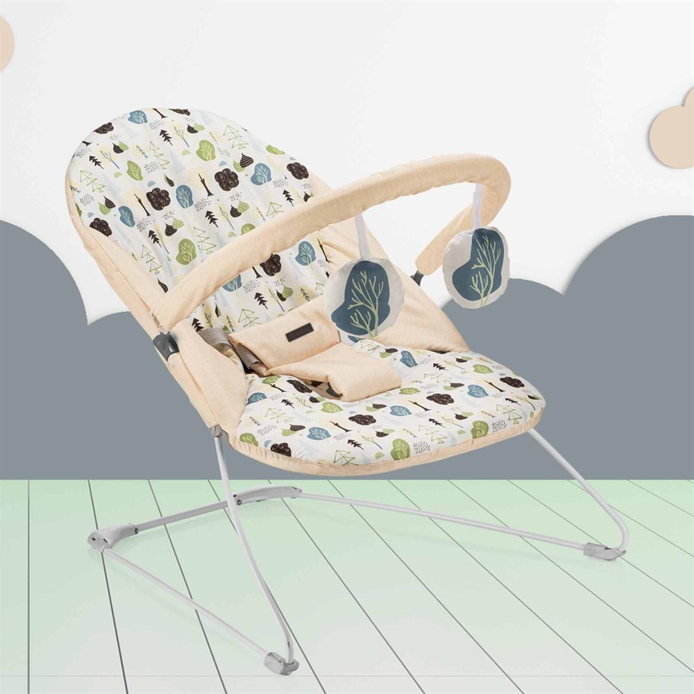 Elele Steps Yaylanabilen Oyuncaklı Ana Kucağı Foresta Krem