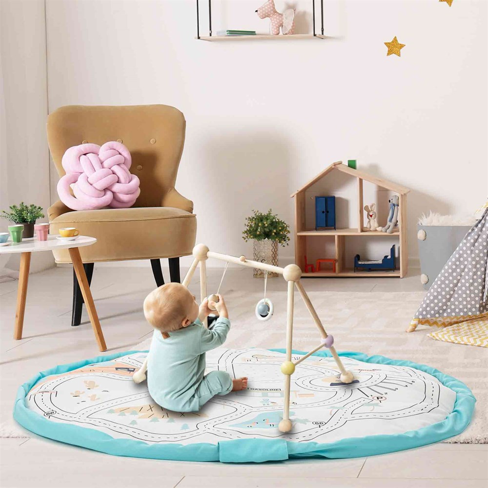 Elele Toys 3in1 Bebek Oyun Halısı ve Oyuncak Çantası Modo
