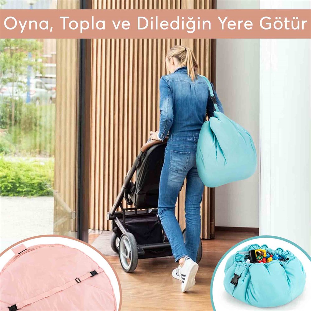 Elele Toys 3in1 Bebek Oyun Halısı ve Oyuncak Çantası Modo