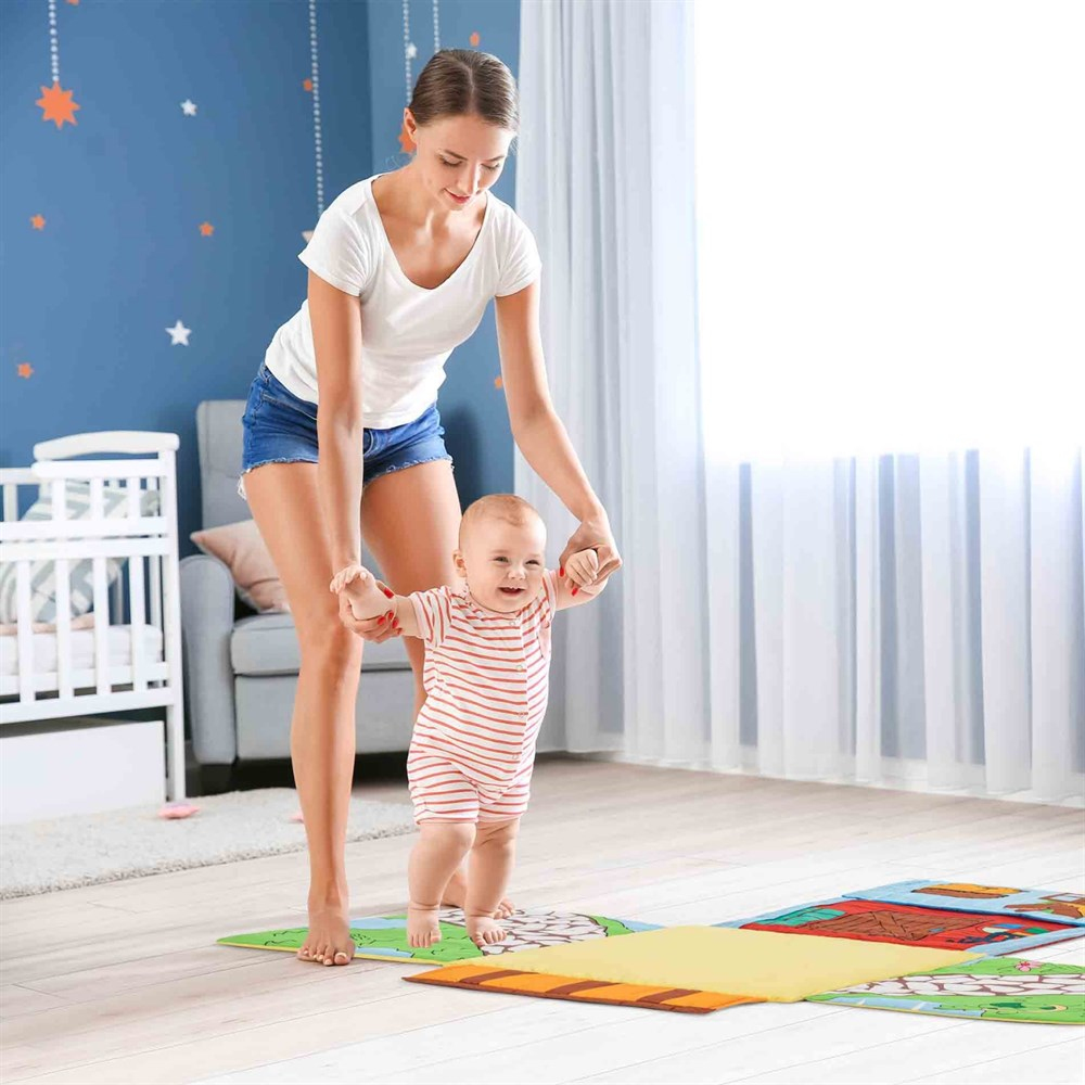 Elele Toys Casa Ev Tipi Bebek Oyun Halısı ve Oyun Çadırı MİX