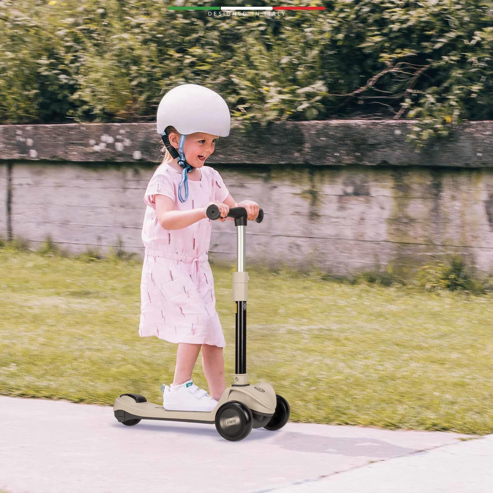 Elele Velocita 3 Tekerlekli Çocuk Scooter Işıklı Siyah