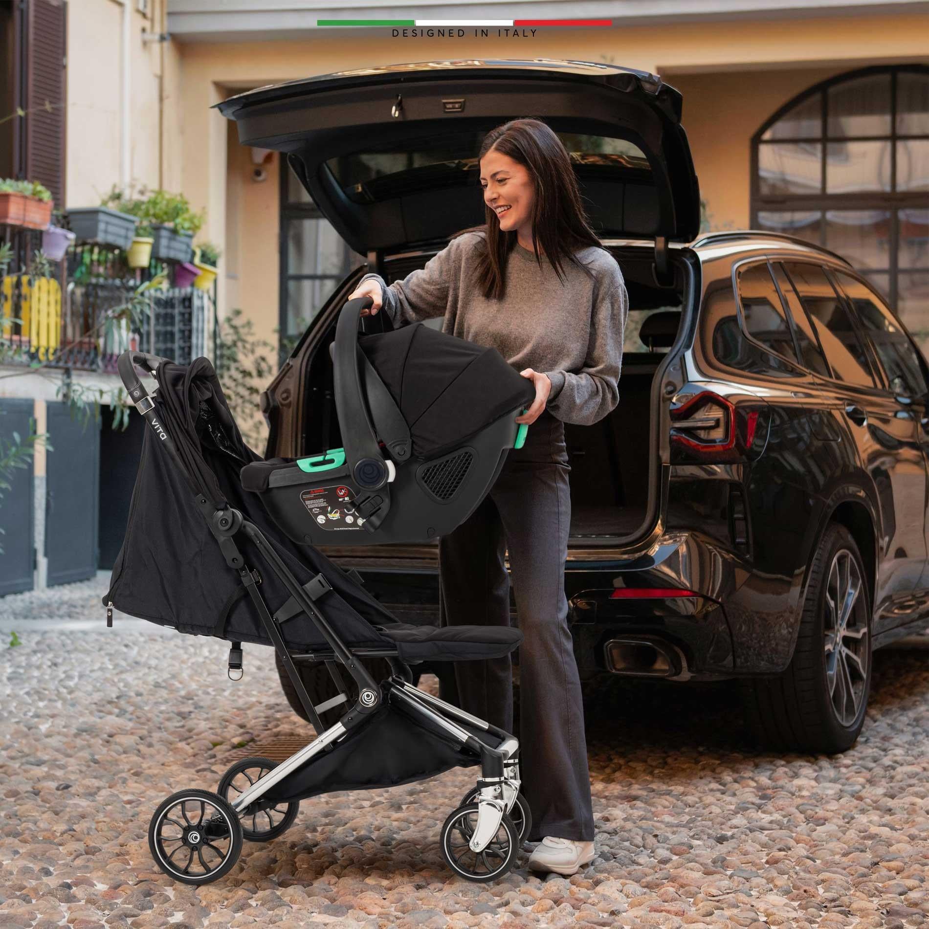 Elele Vita Premium Kabin Tipi Travel Sistem Bebek Arabası Silver Gri