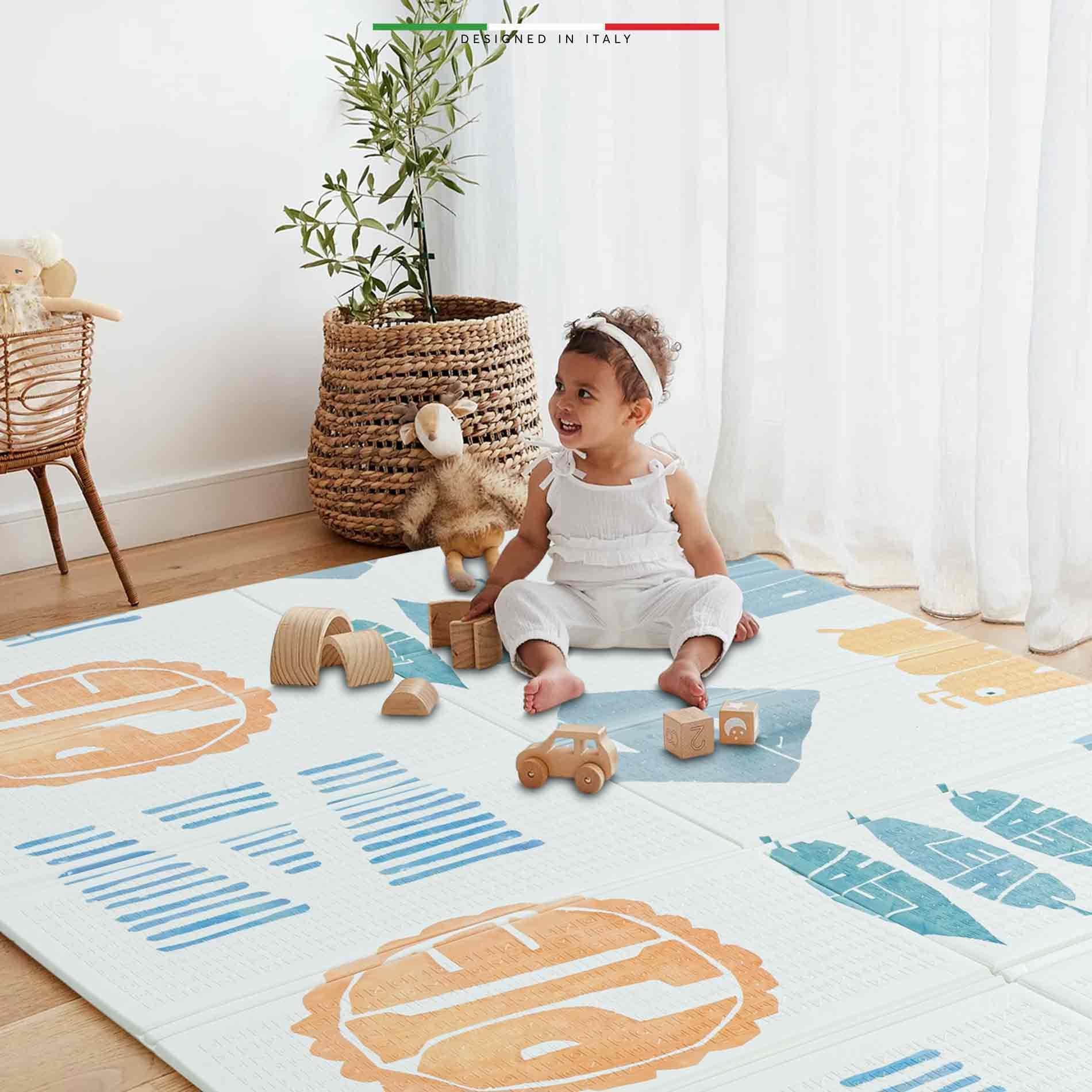 Elele Zoo Katlanabilir Oyun Matı Oyun Halısı 180x200x1,5 Cm XFD309 Zoo