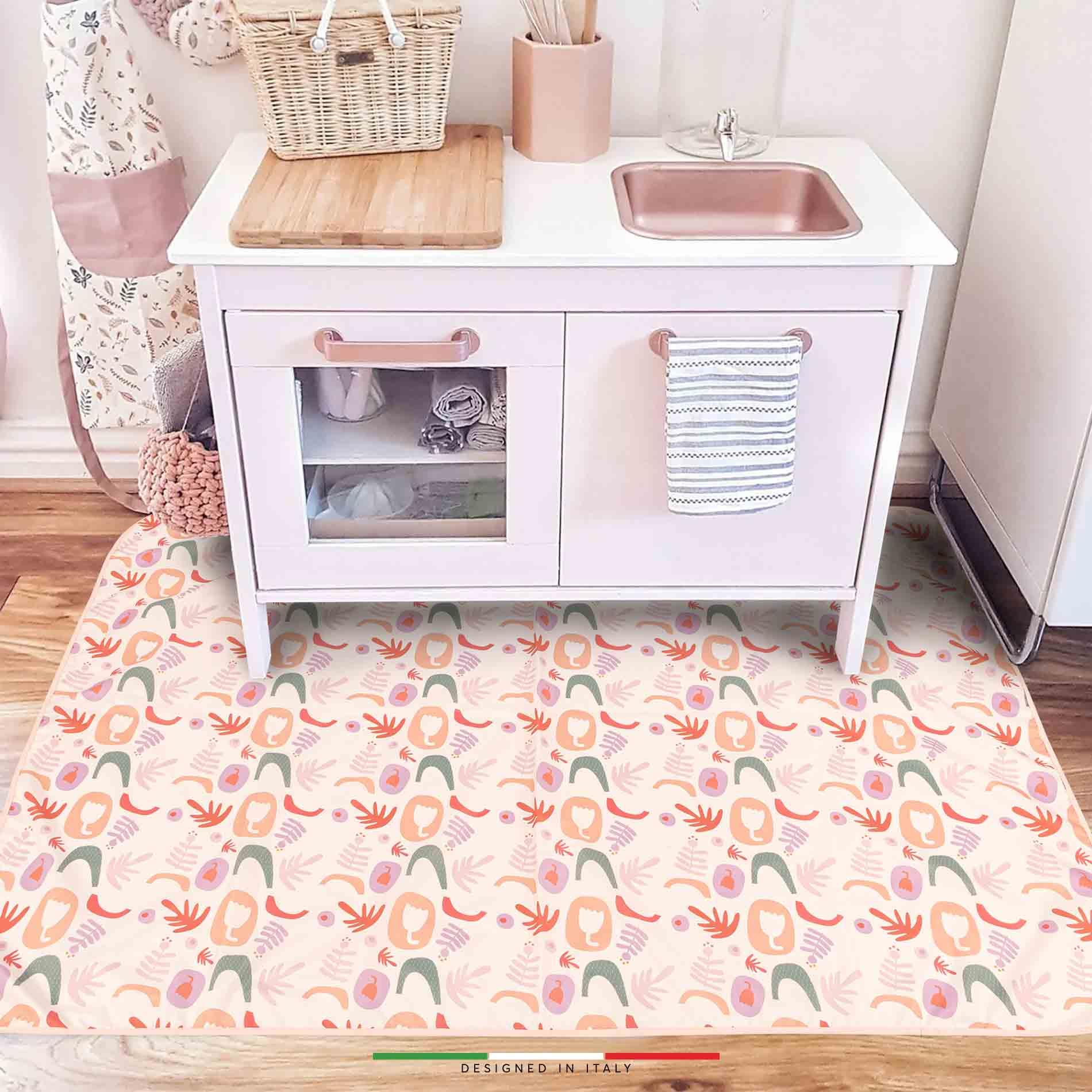 EleleLife Aktivite ve Mama Sandalyesi Örtüsü Sıvı Geçirmez Leke Tutmaz 150x180 Animals