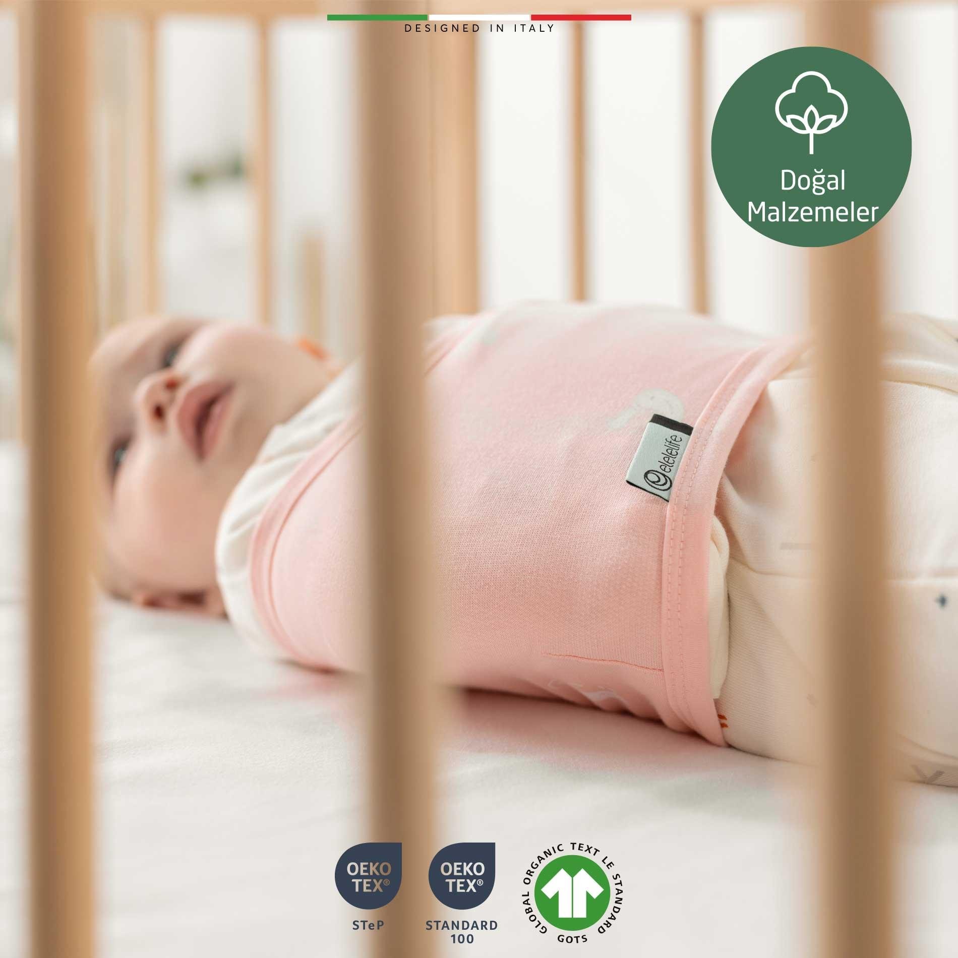 EleleLife Bebek Kundak Kemer Yenidoğan Pudra Flor