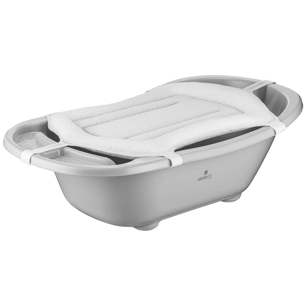 EleleLife Lüks Köpüklü Bebek Banyo Küvet Filesi Beyaz