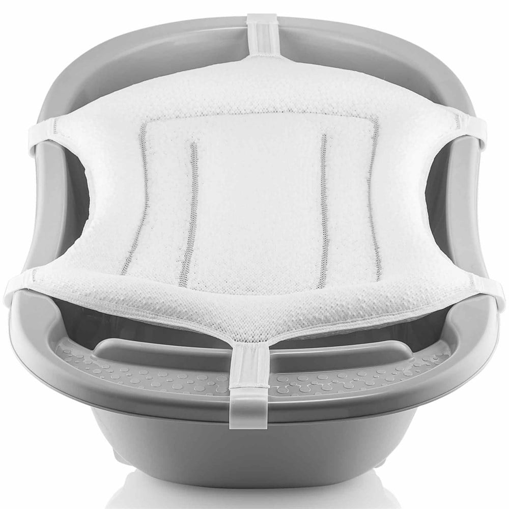 EleleLife Lüks Köpüklü Bebek Banyo Küvet Filesi Beyaz