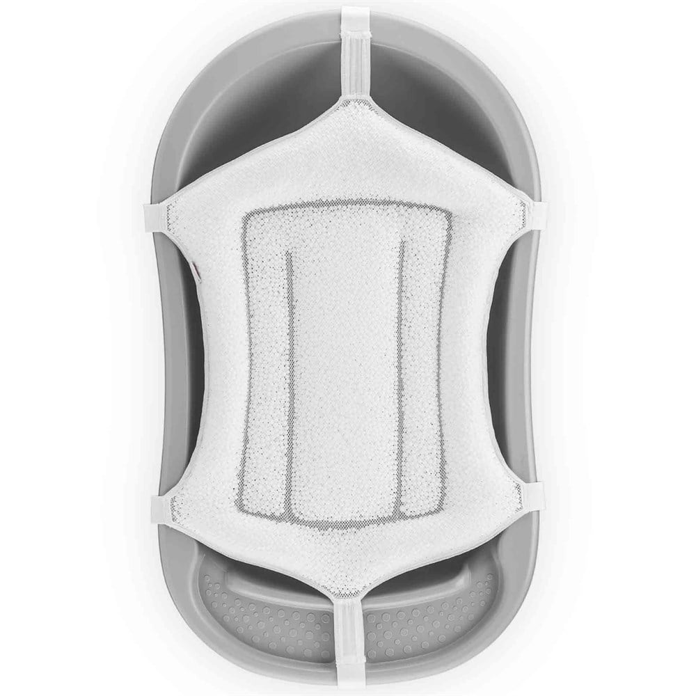 EleleLife Lüks Köpüklü Bebek Banyo Küvet Filesi Beyaz