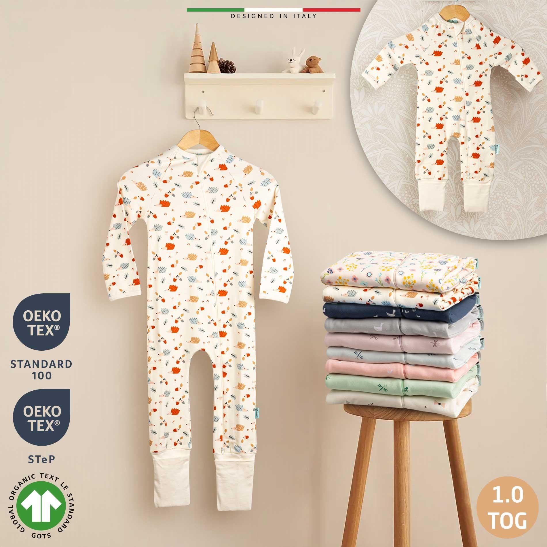 EleleLife Mevsimlik Çoçuk/Bebek Uyku Tulumu 1 Tog Ekru Riccio