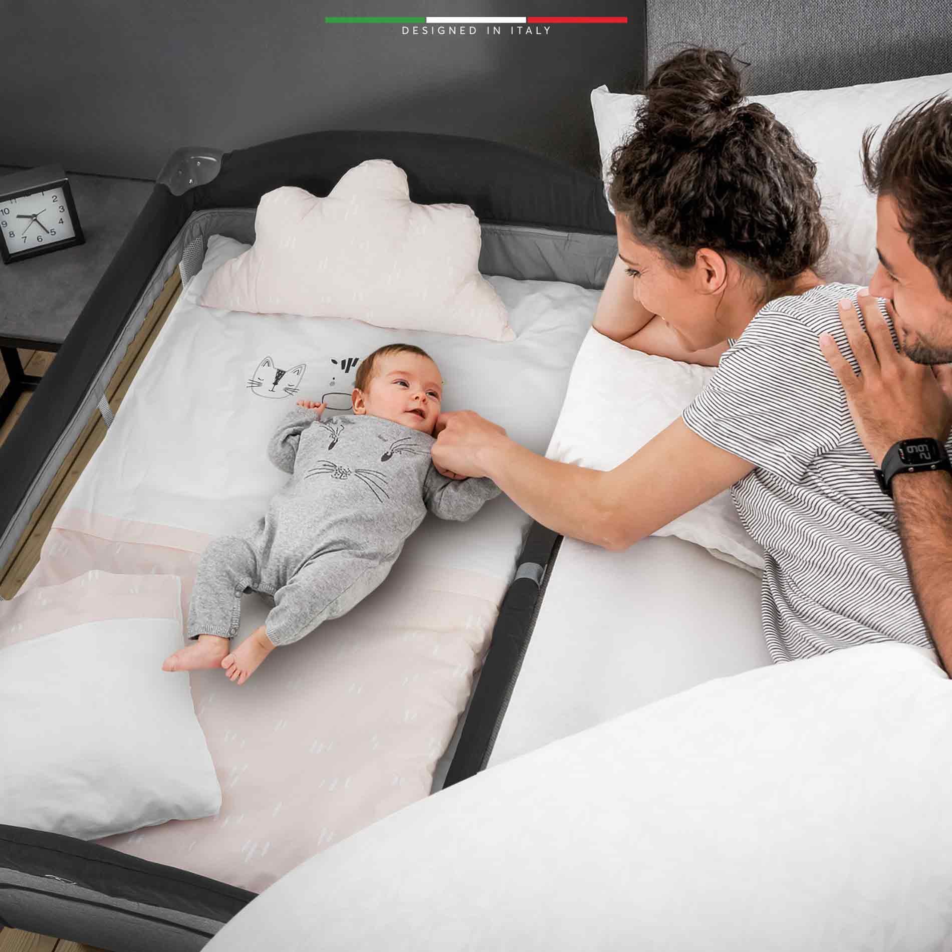 EleleLife Rain 6 Parça Oyun Parkı Park Yatak Bebek Uyku Seti Mint