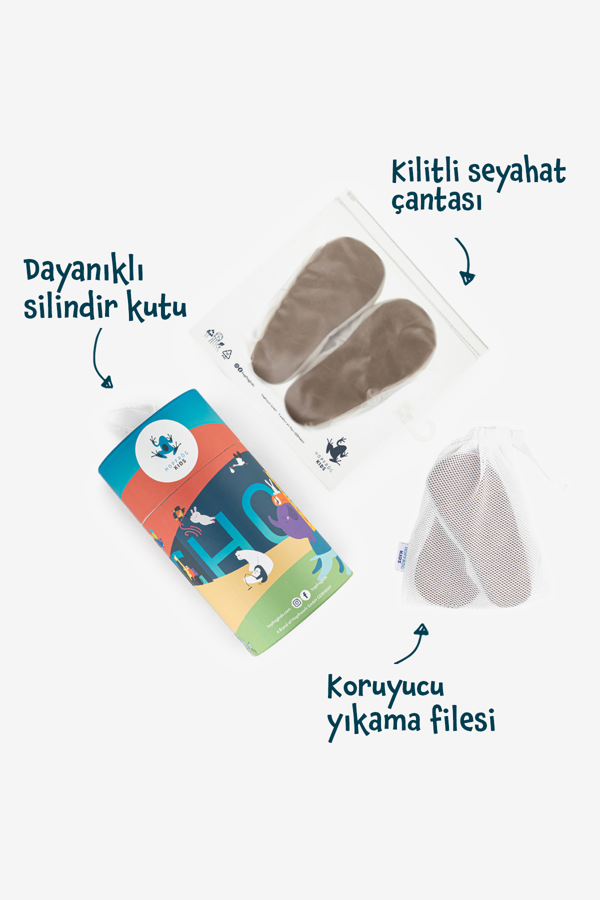 Recycled Canvas Basic Eco Pudra Barefoot Patik