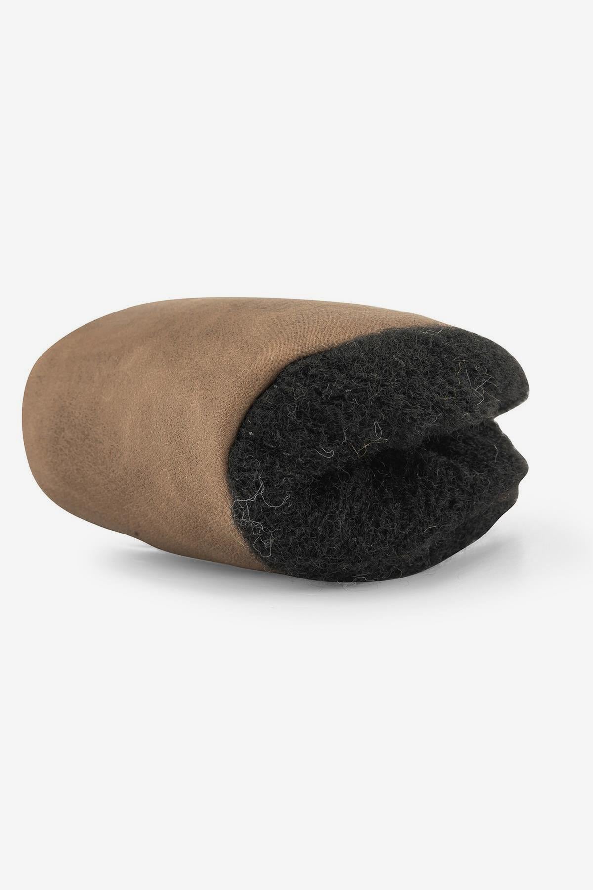 Recycled Woo Wooly Yünlü Siyah Barefoot Patik