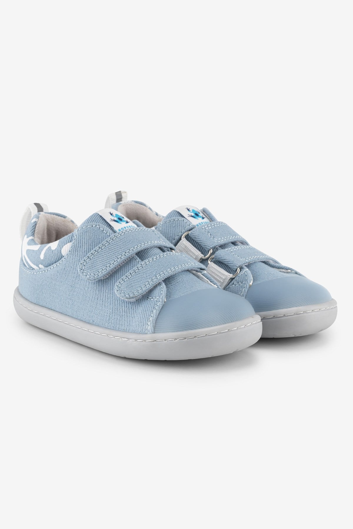 Smart Walker Recycled Canvas Eco Light Blue Barefoot Kids Shoes