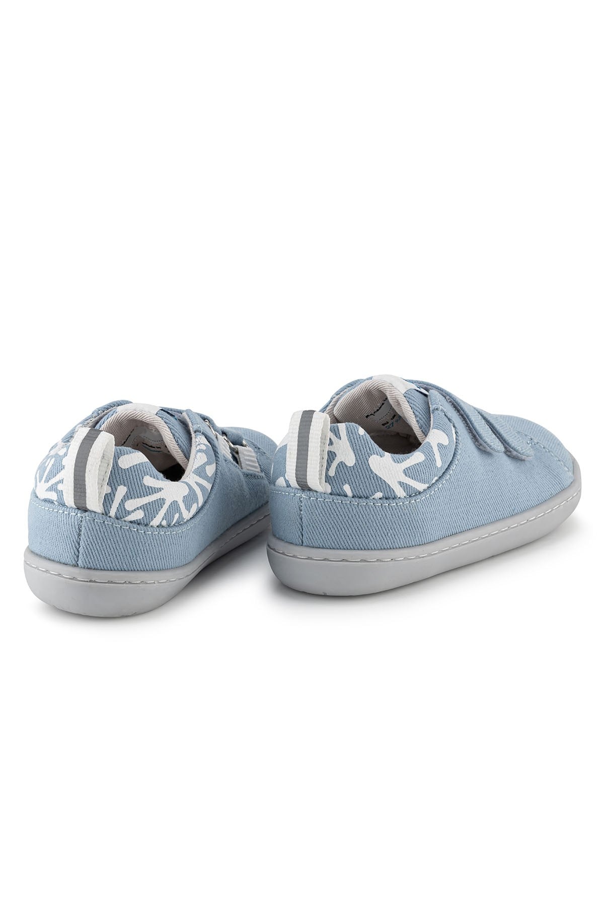 Smart Walker Recycled Canvas Eco Light Blue Barefoot Kids Shoes