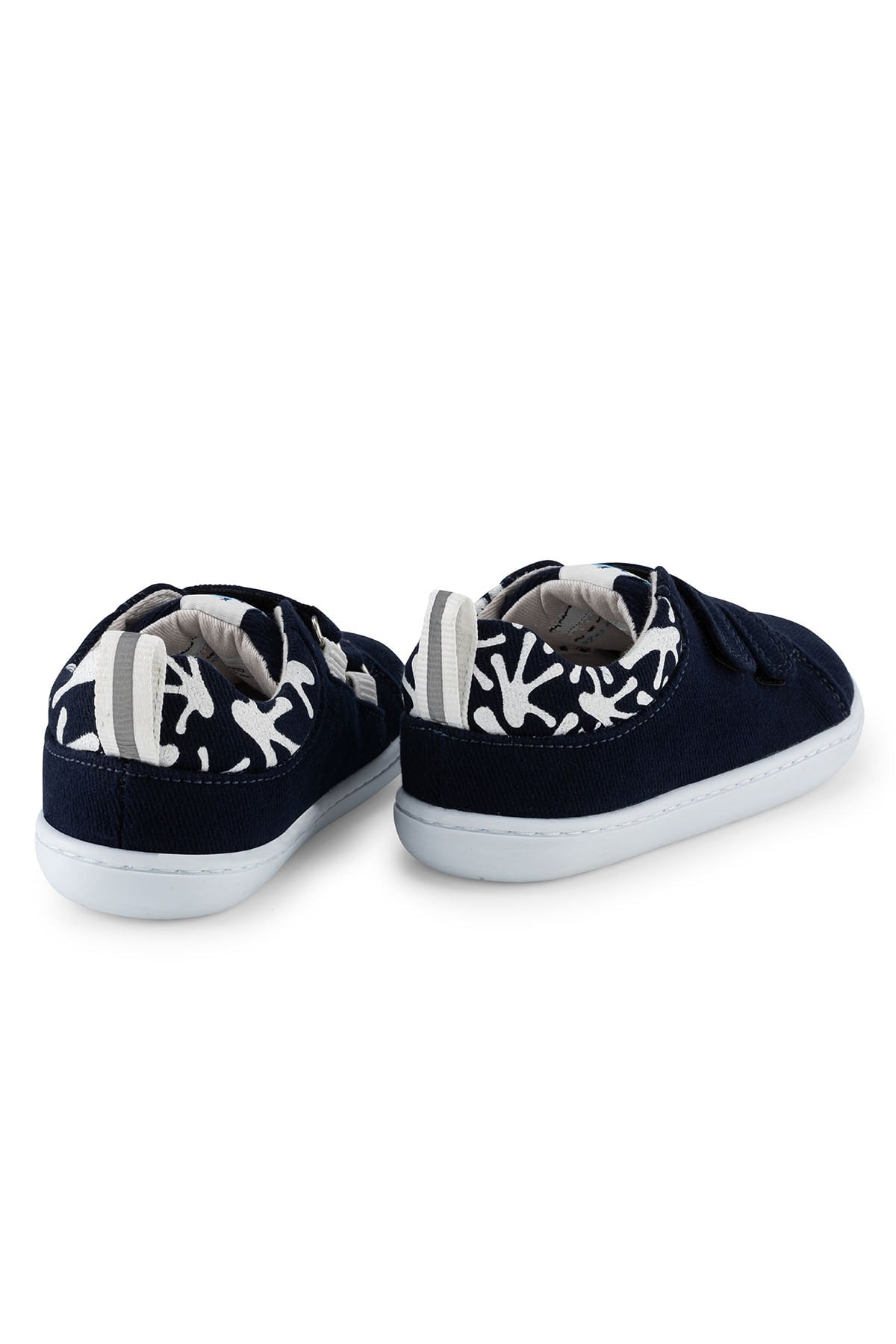 Smart Walker Recycled Canvas Eco Navy Blue Barefoot Kids Shoes