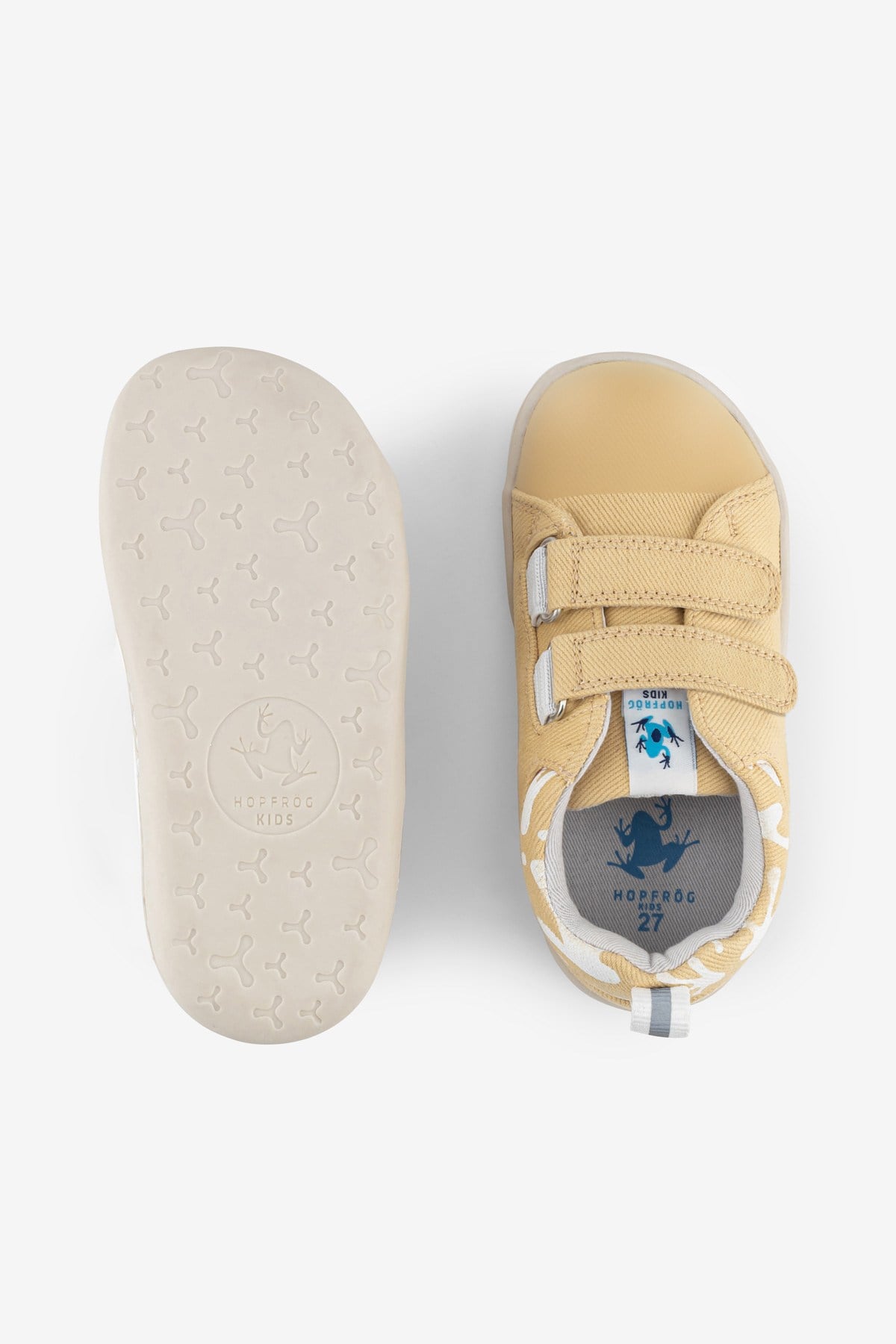 Smart Walker Recycled Canvas Eco Yellow Barefoot Kids Shoes