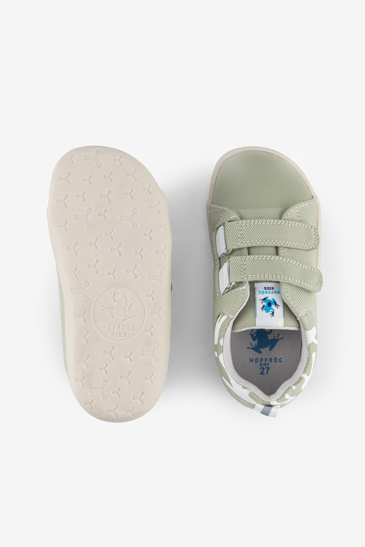 Smart Walker Canvas Play Eco Su Yeşili Barefoot Çocuk Ayakkabı