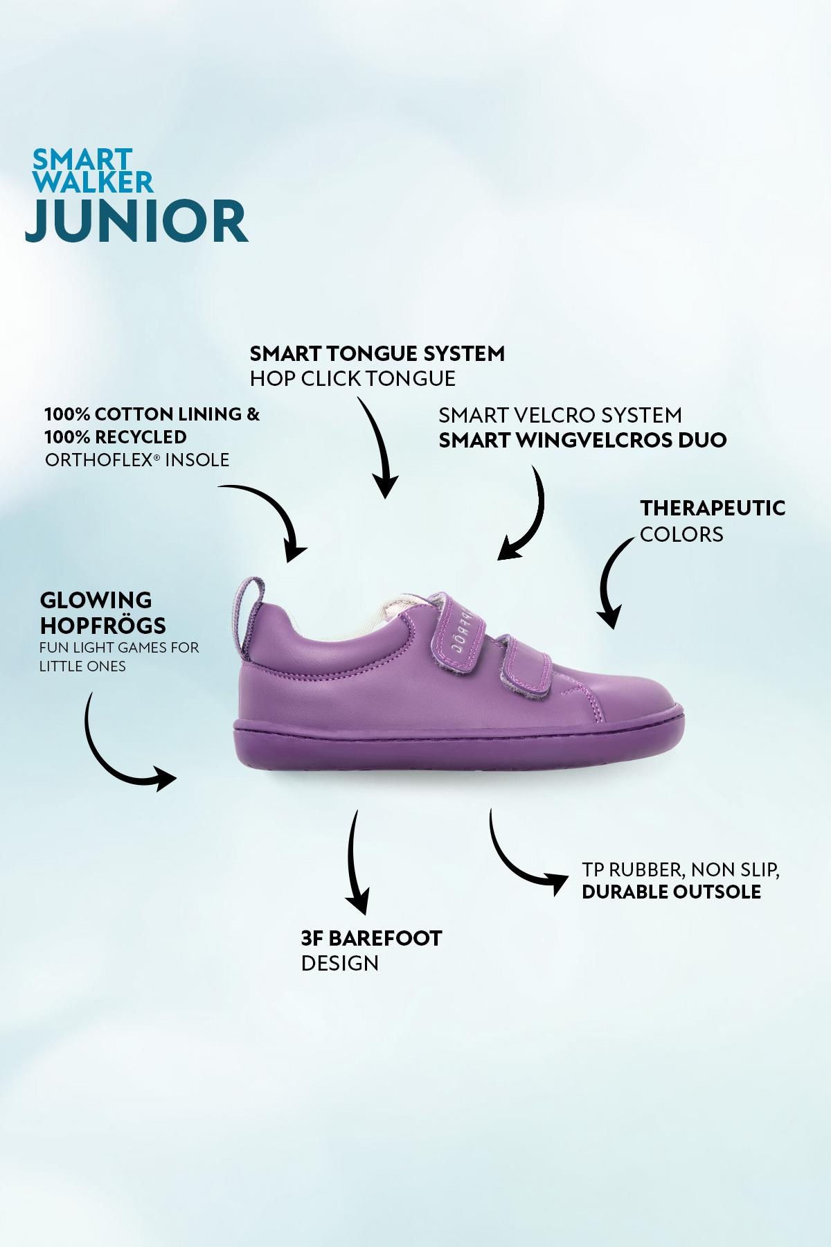 MAMUL/AYAKKABI/SNEAKERS/SUNİ DERİ/STANDART/PATİK/SS/2023/HOPFRÖG KIDS/SMART WALKER JUNIOR FUŞYA IŞIK