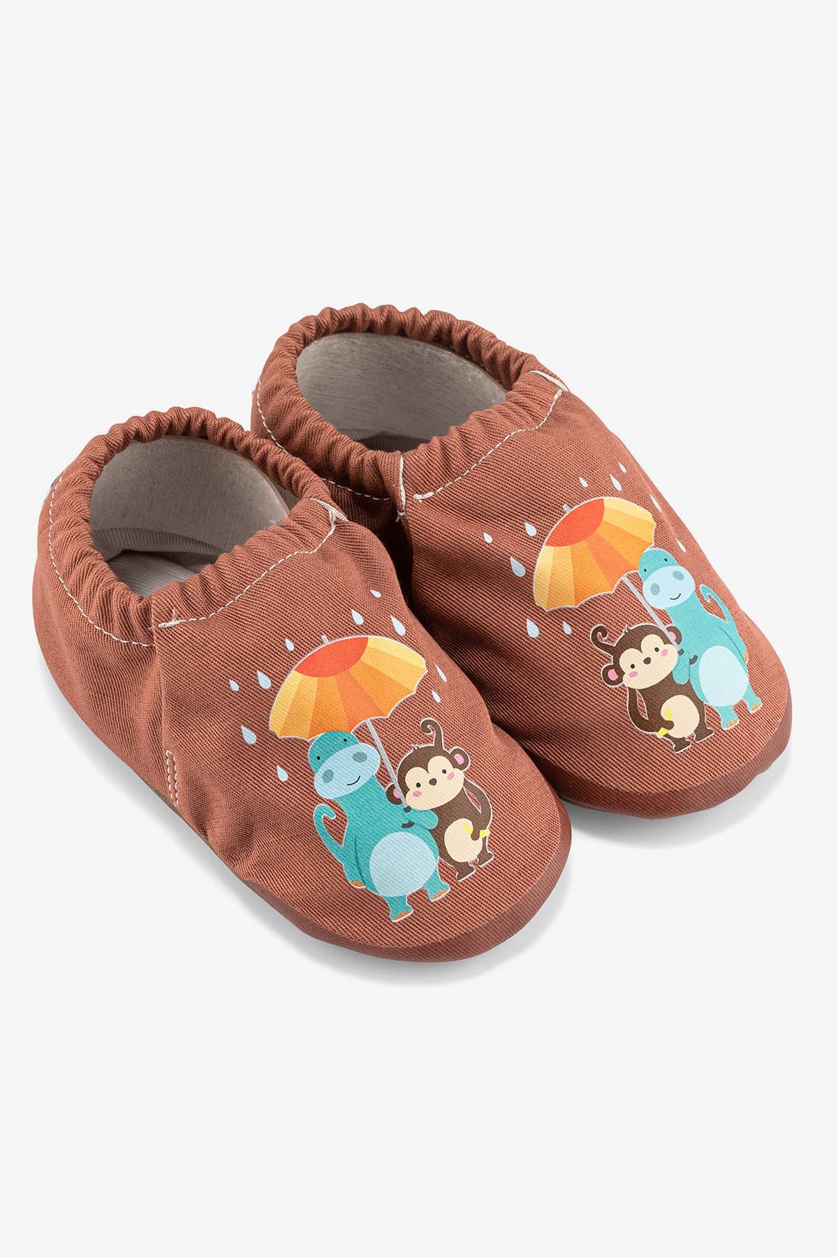 Umbrella Flower Hyper Tarçın Kahve Barefoot Akıllı Patik