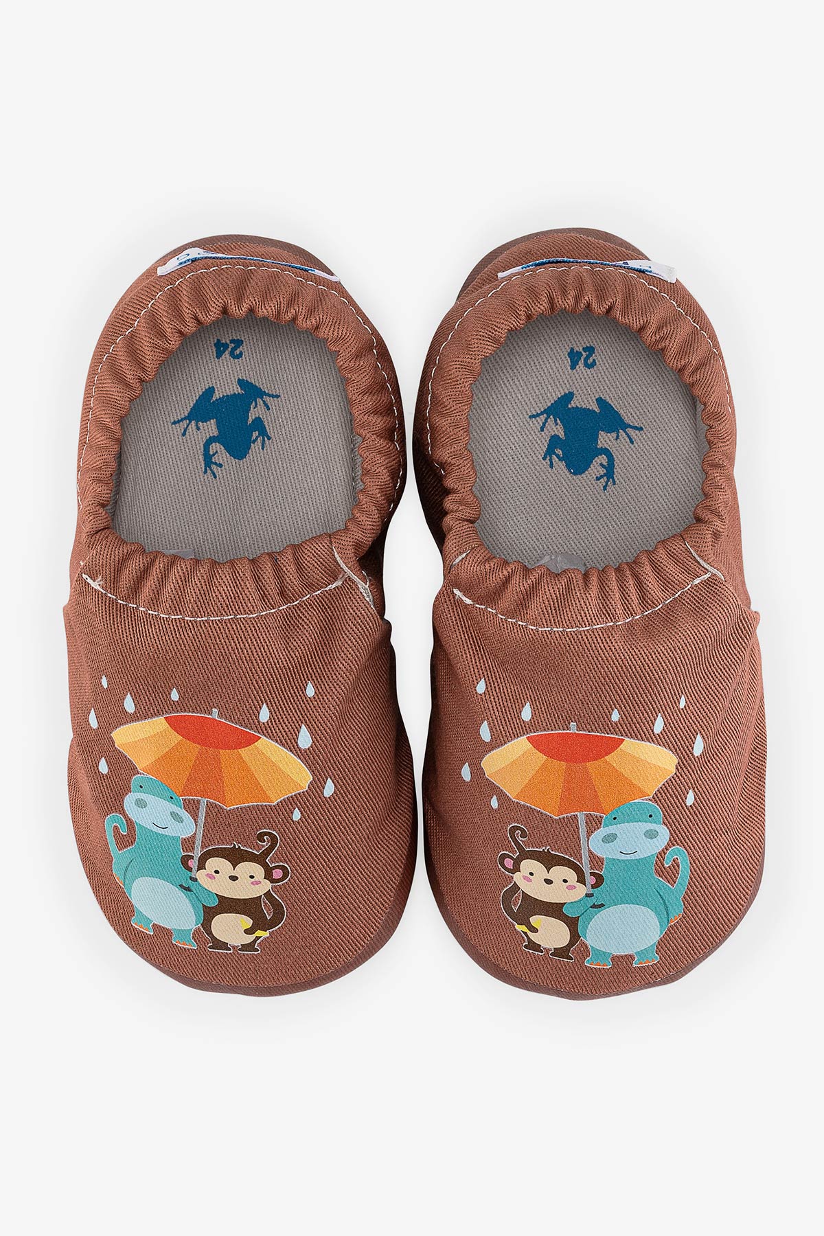 Umbrella Flower Hyper Tarçın Kahve Barefoot Akıllı Patik