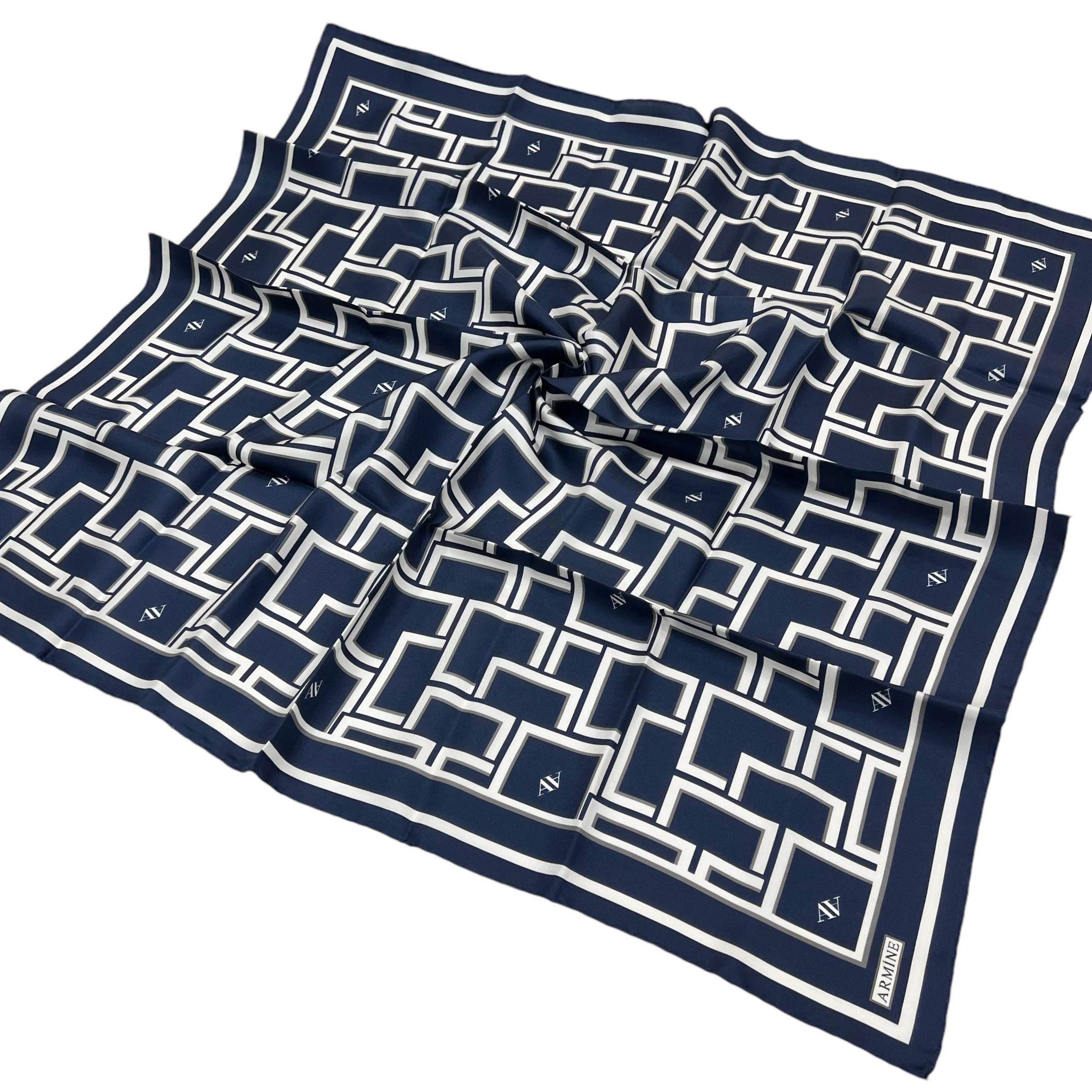 Armine İpek Eşarp 2024 Yaz - 9132-88 Twill