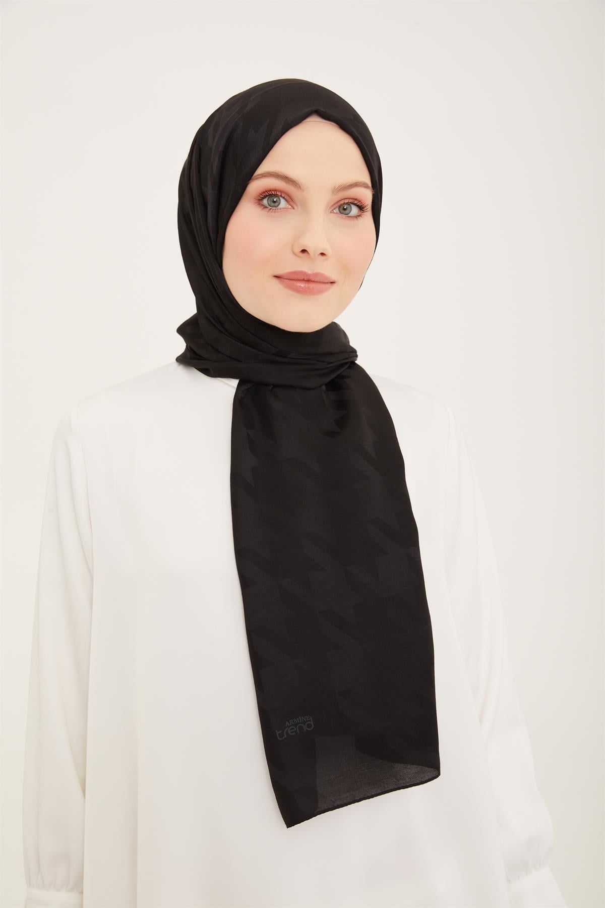 Armine Trend Ruby Şal - 2 - Siyah 1075