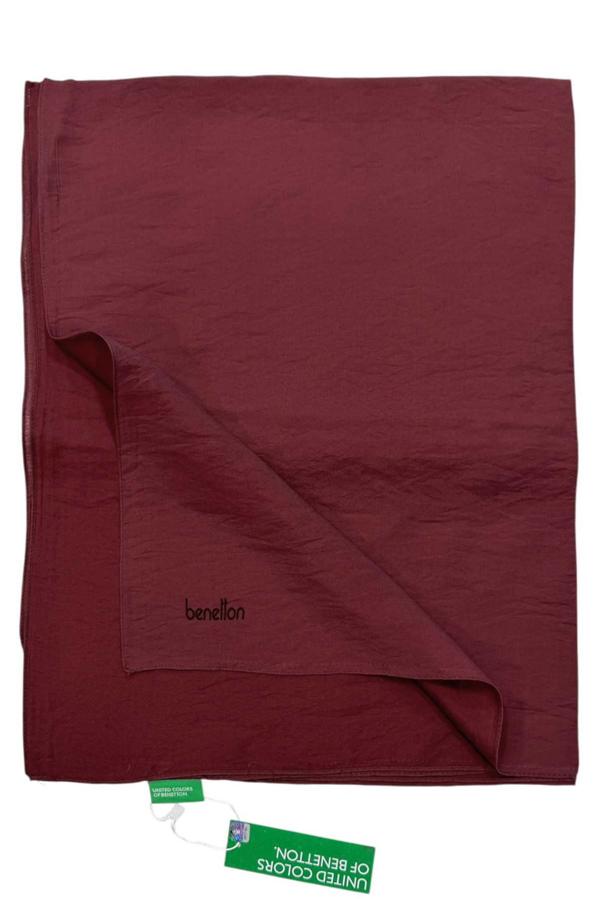 Benetton Düz Siena Şal - Bordo