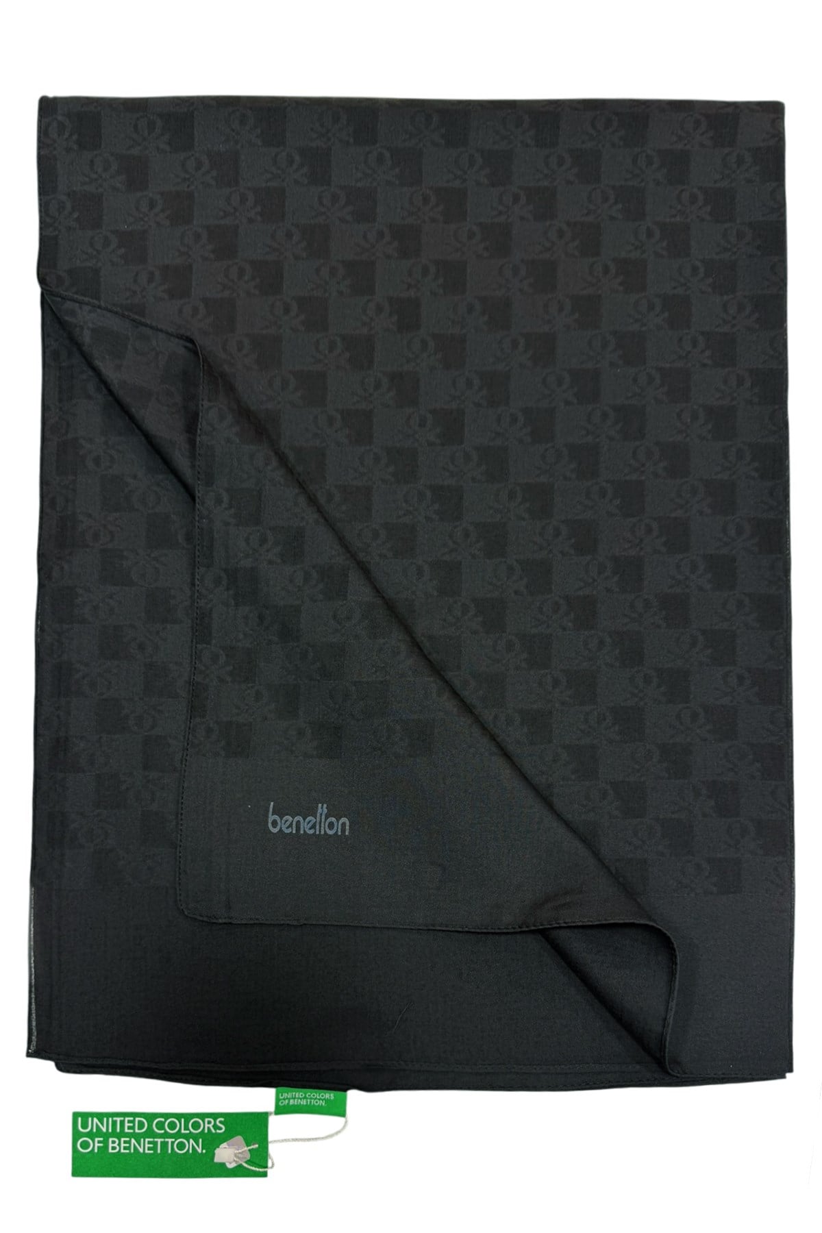 Benetton Elegante Şal - Tre - Siyah
