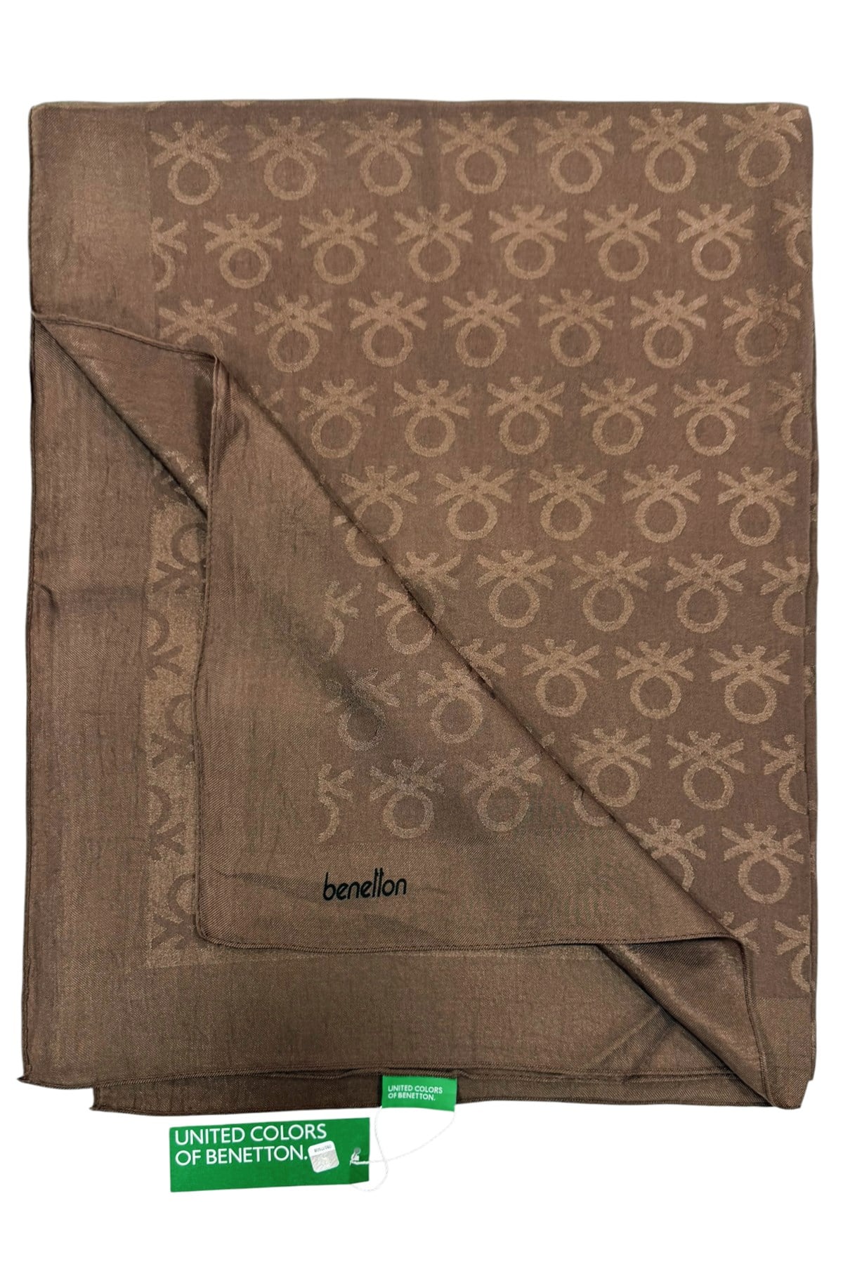 Benetton Lyocell Şal - Roma - Kahve