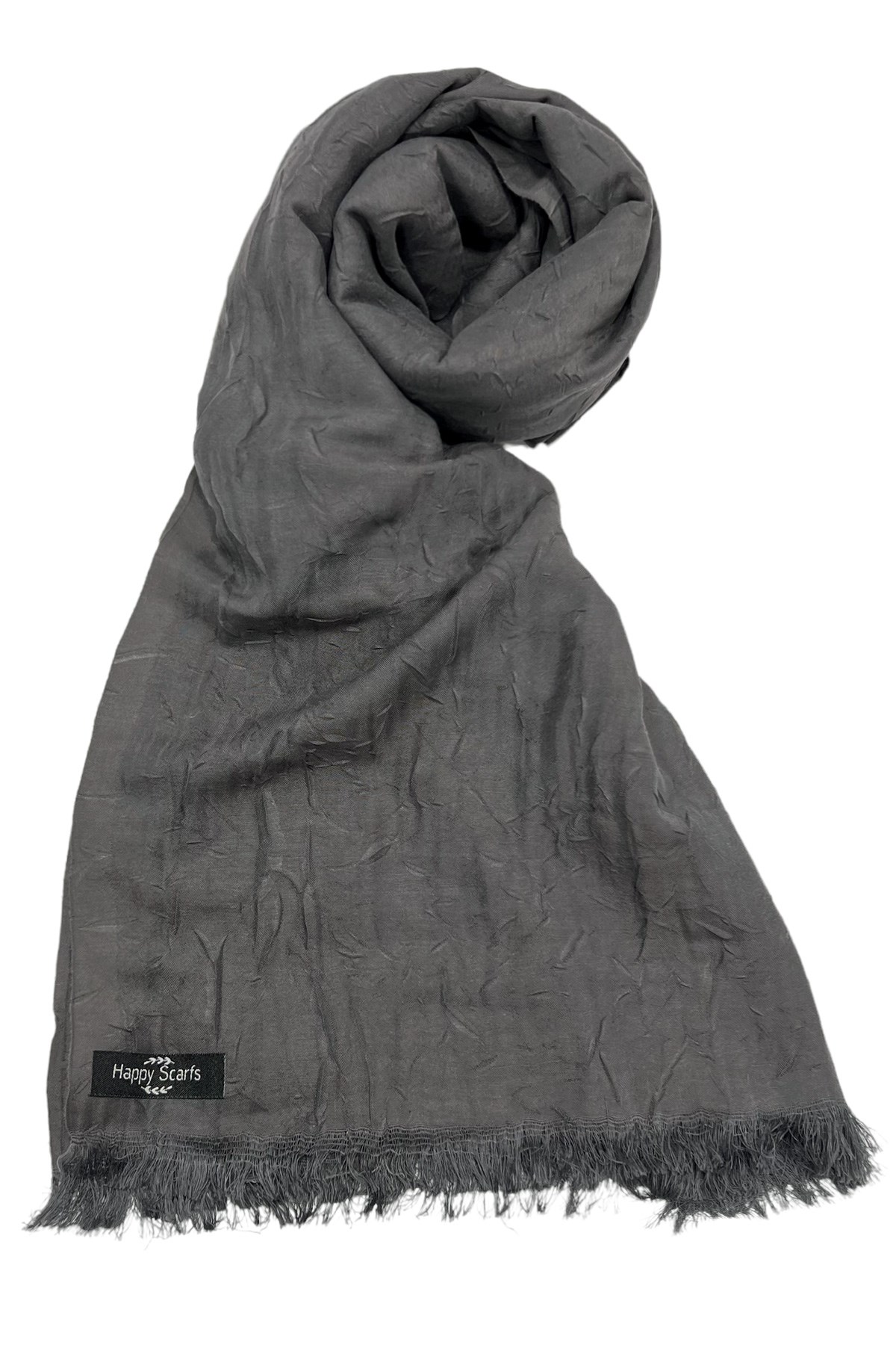 Happy Scarfs Bambu Şal - Antrasit