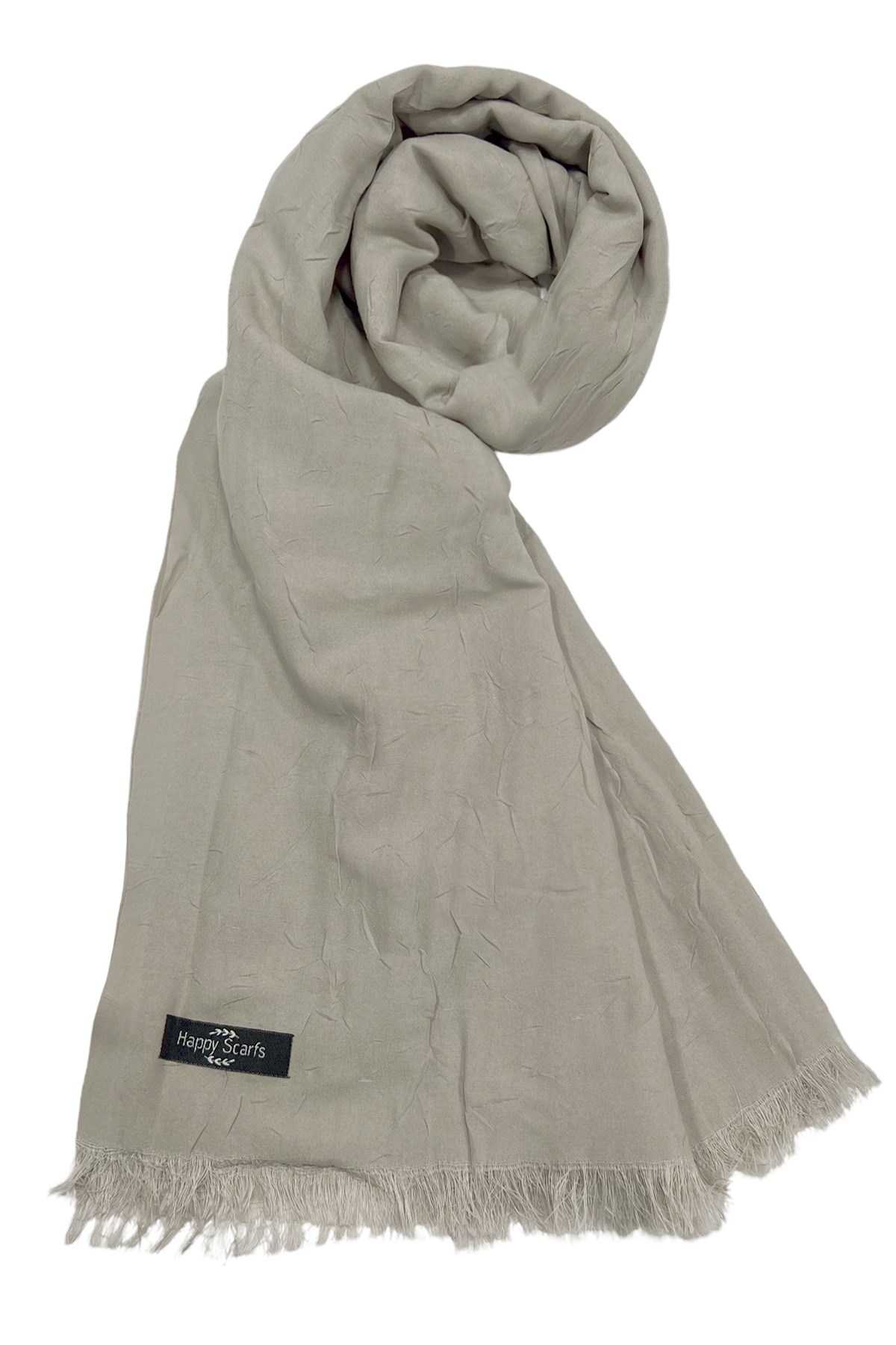 Happy Scarfs Bambu Şal - Soft Bej