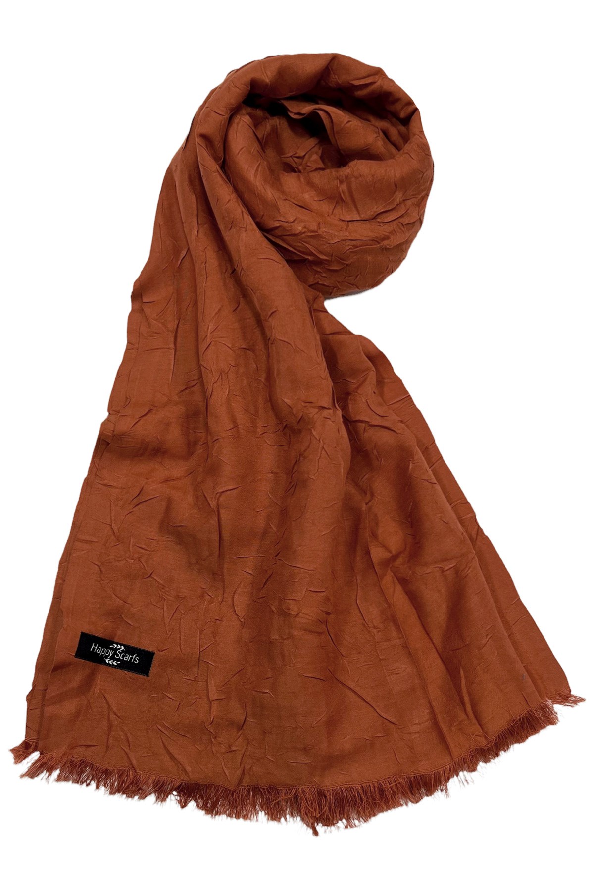 Happy Scarfs Bambu Şal - Turuncu