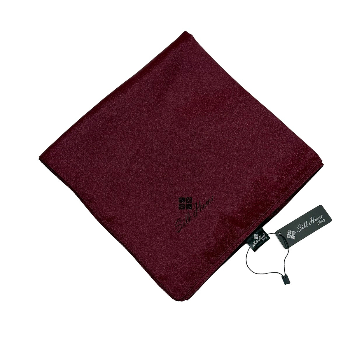 Silk Home Düz Shiny Eşarp - Yeni Bordo