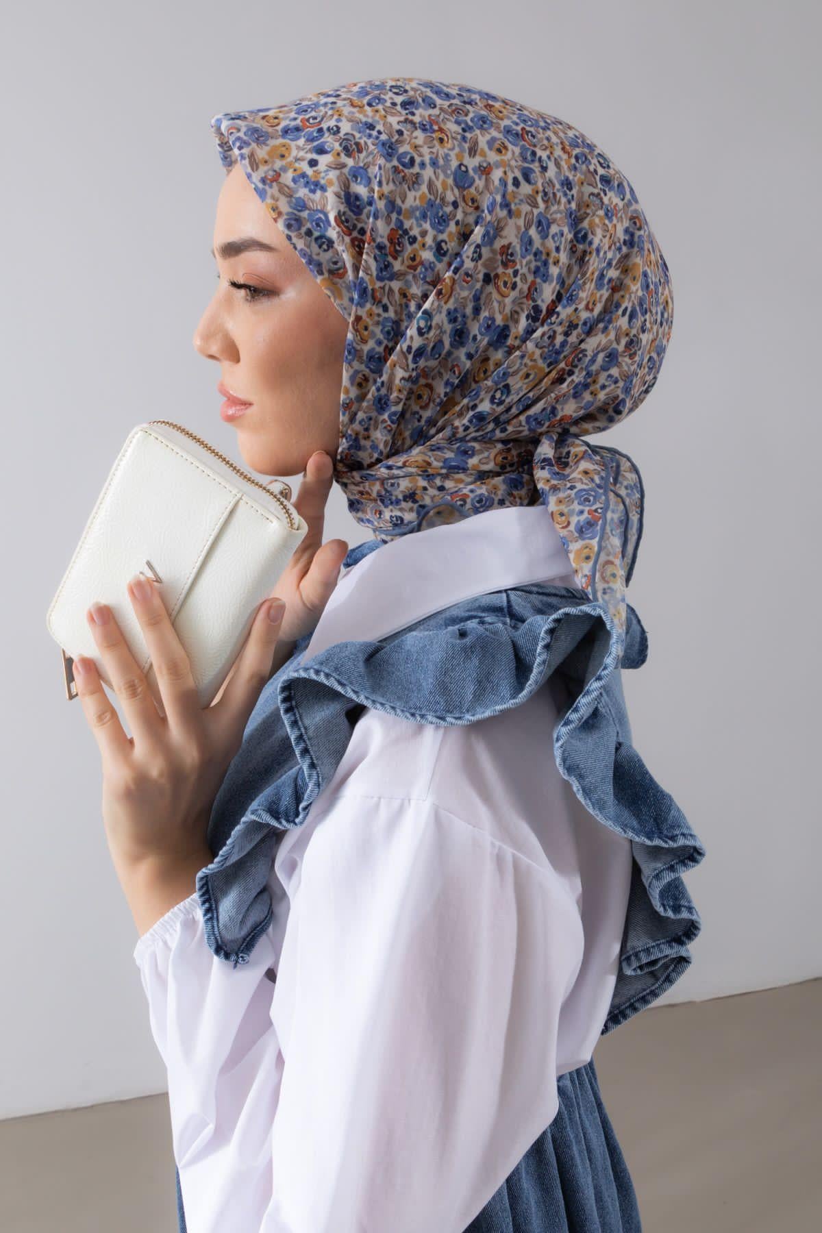 Silk Home Soft Eşarp - 1030 - Morcivert