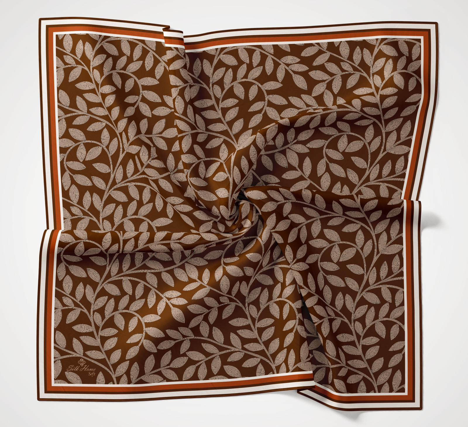Silk Home Soft Eşarp - 1040 - Kahve