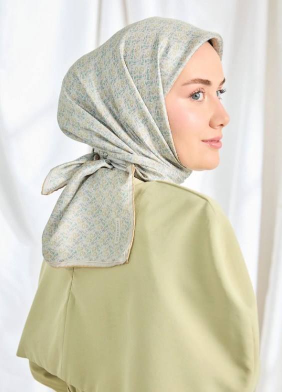 Silk Home Twill İpek Eşarp - 11540-11 Mavi Gri