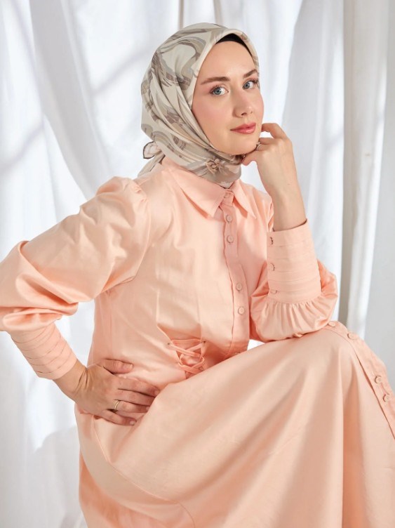 Silk Home Twill İpek Eşarp - 11548-11 Taş