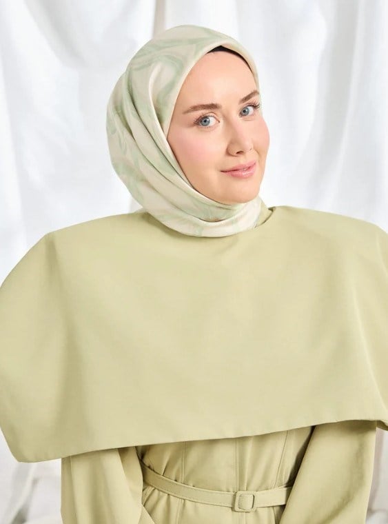 Silk Home Twill İpek Eşarp - 11548-19 Ekru