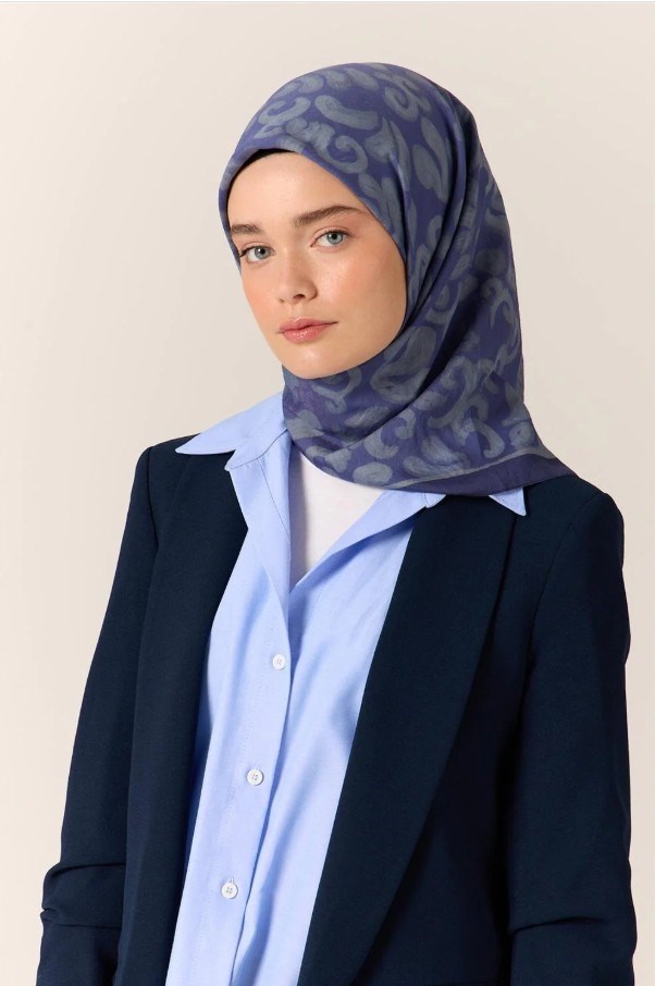 Silk Home Velora Eşarp - Mor Gri