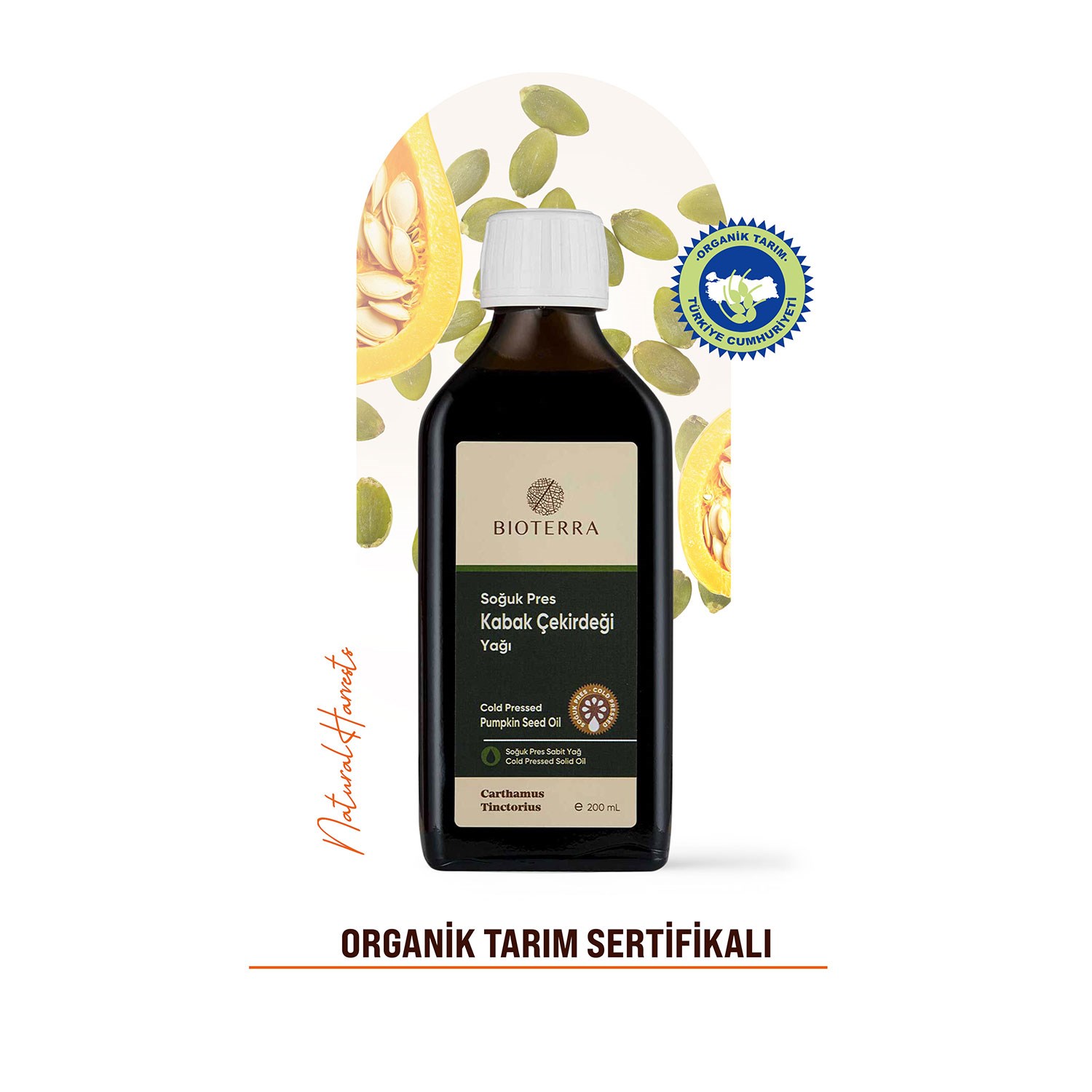 Bioterra Kabak Çekirdeği Yağı 200 ml