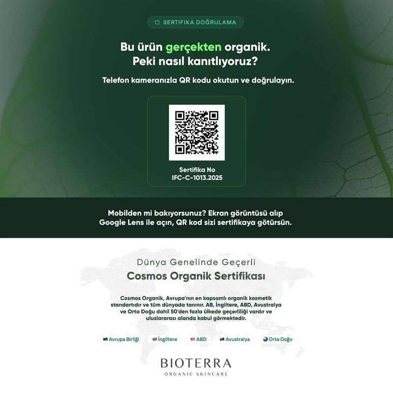 Bioterra Organic Eyebrow and Eyelash Care Oil 5 ml