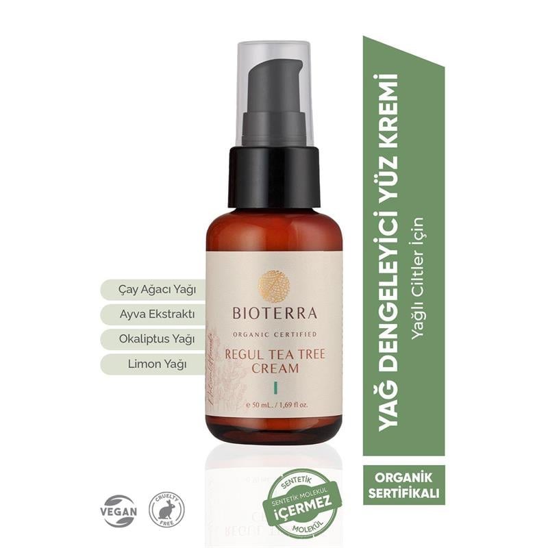Bioterra Organic Regulative Tea Tree Face Cream 50 ml