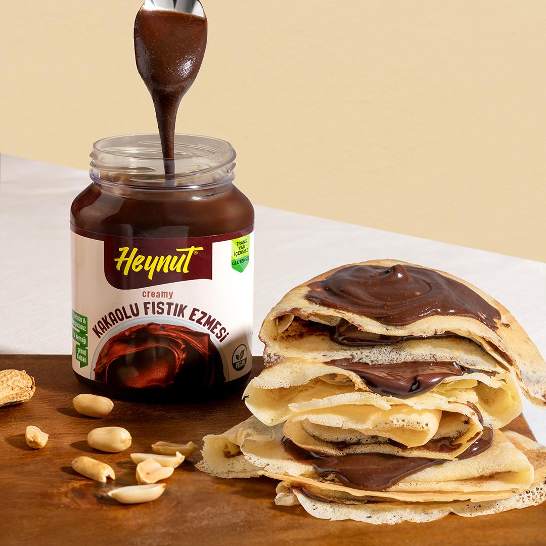 Kakaolu Fıstık Ezmesi (Bal ile Tatlandırılmış) 350g