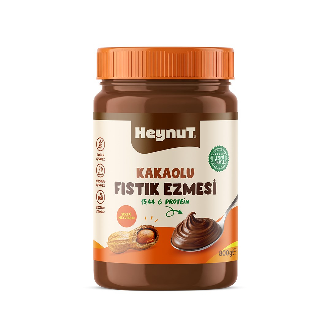 HeynuT Kakaolu Fıstık Ezmesi 800g