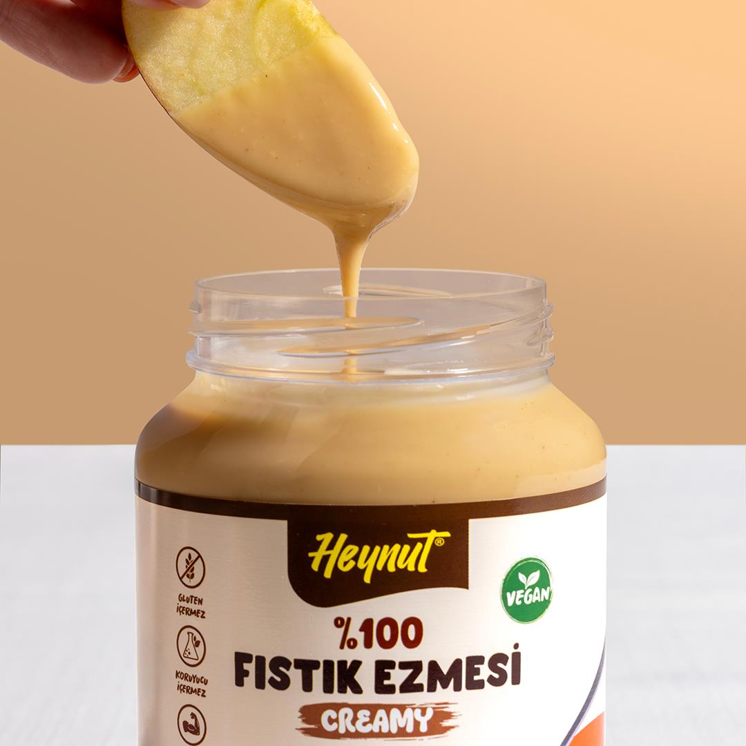 Şeker ilavesiz %100 Fıstık Ezmesi (Akışkan Kıvam) 350g