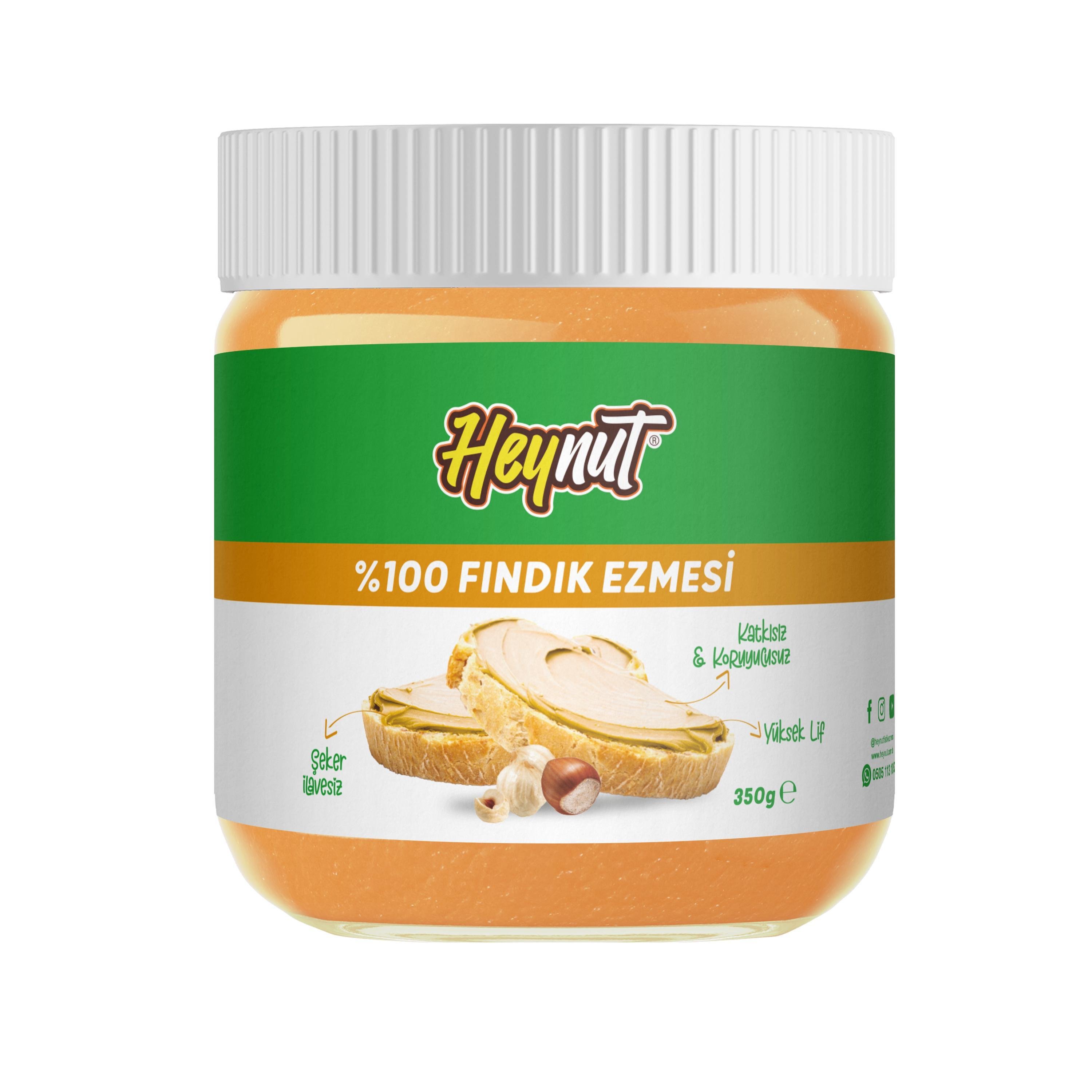 Şeker ilavesiz %100 Fındık Ezmesi 350g