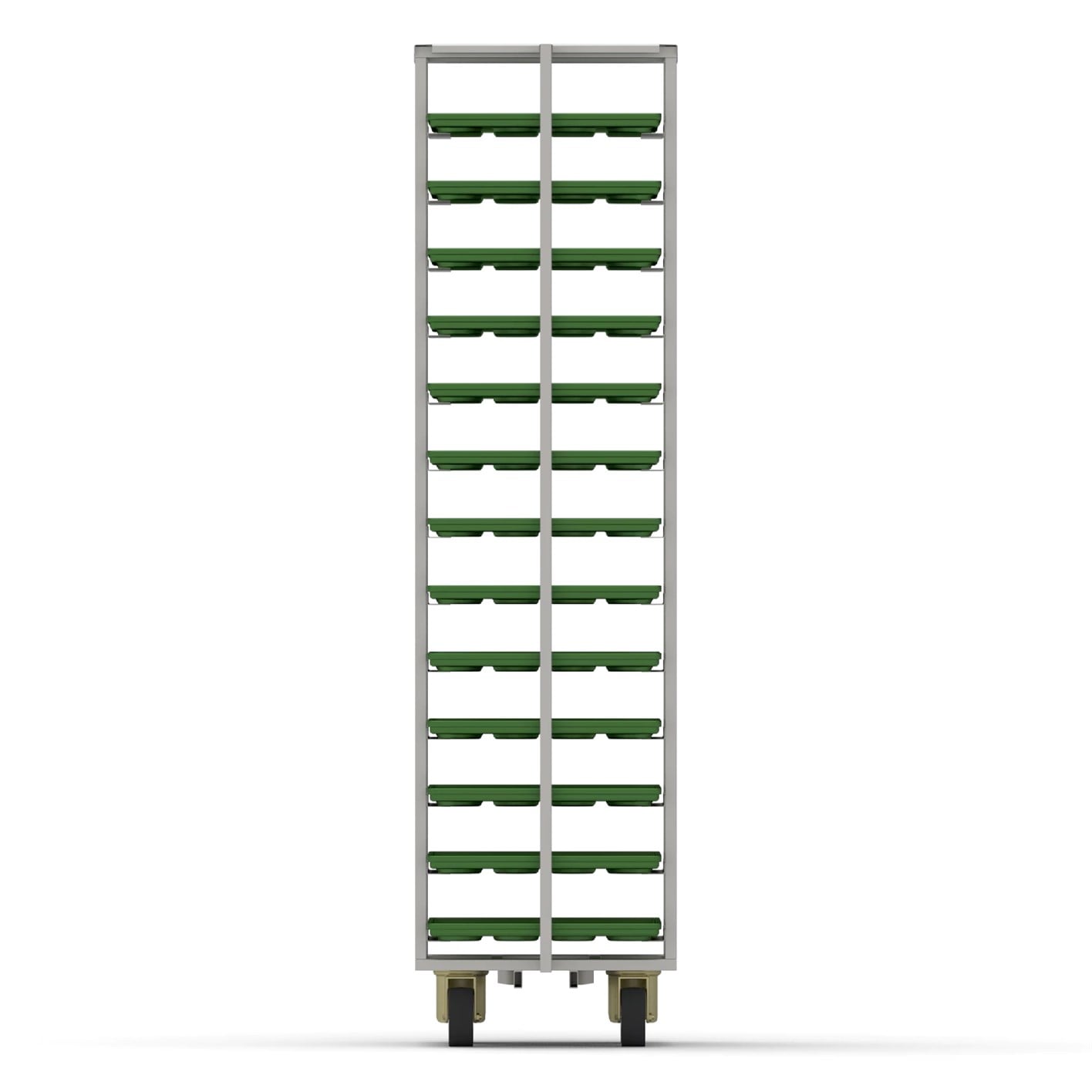40x60 cm Döner Fırın Tava Arabası (İnoks)
