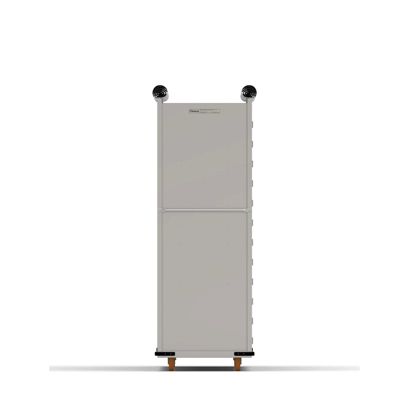 58x200 cm Kapalı Sistem Pasa Arabası (İnoks)
