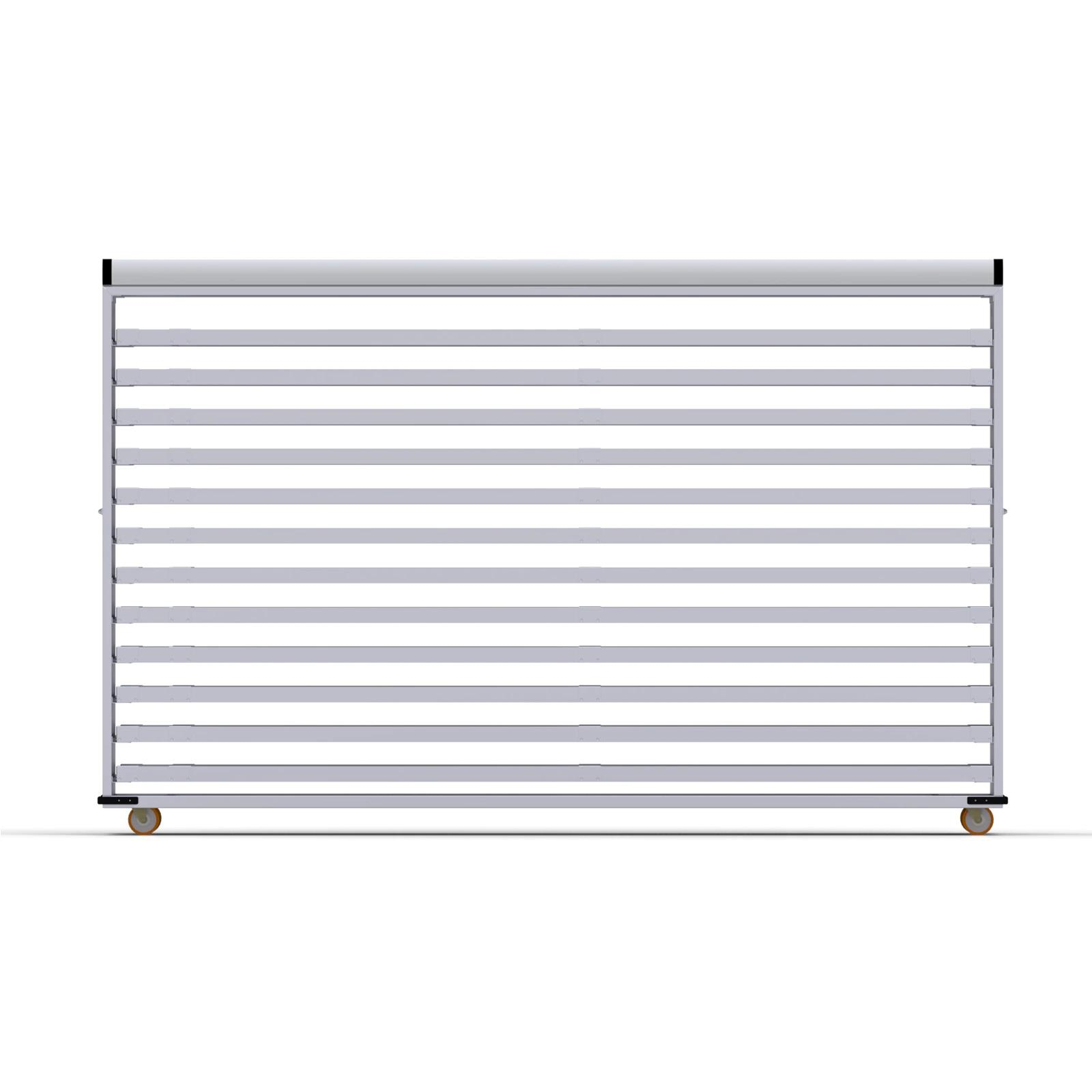 58x400 cm Kapalı Sistem Pasa Arabası (İnoks)