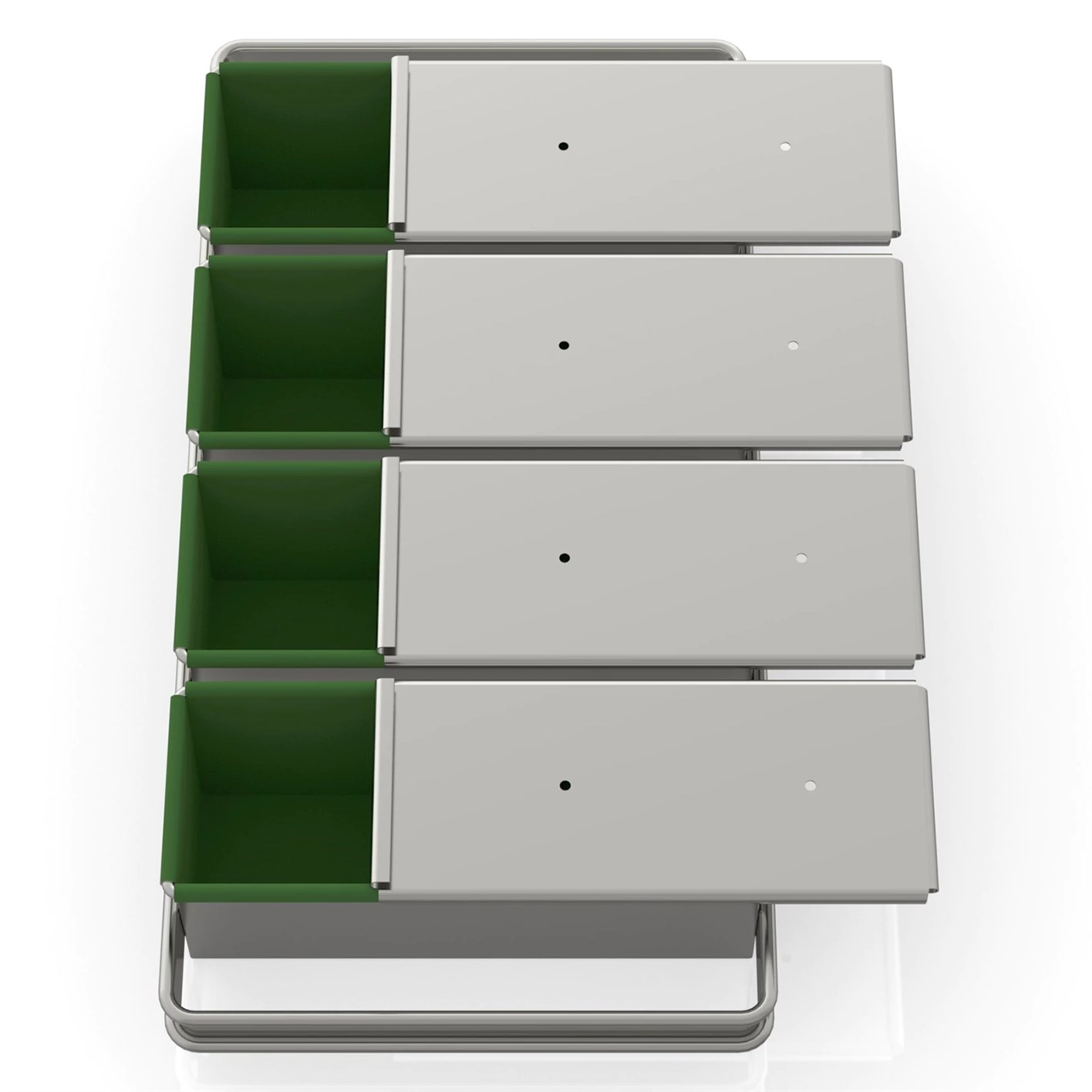 9x9x28 cm Set Tost Tavası, Kaplamalı